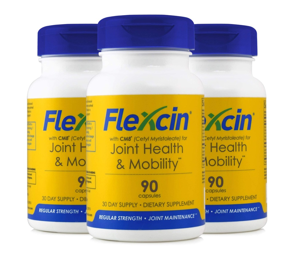 Flexcin Fælles Health & Mobility Formel med CM8-3 Pack (270 kapsler)
