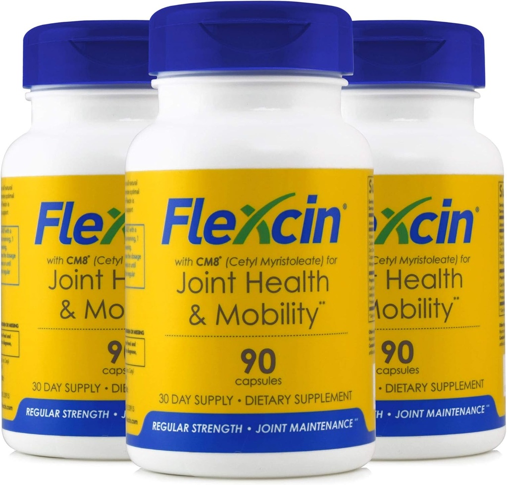 Flexcin Fælles Health & Mobility Formel med CM8-3 Pack (270 kapsler)