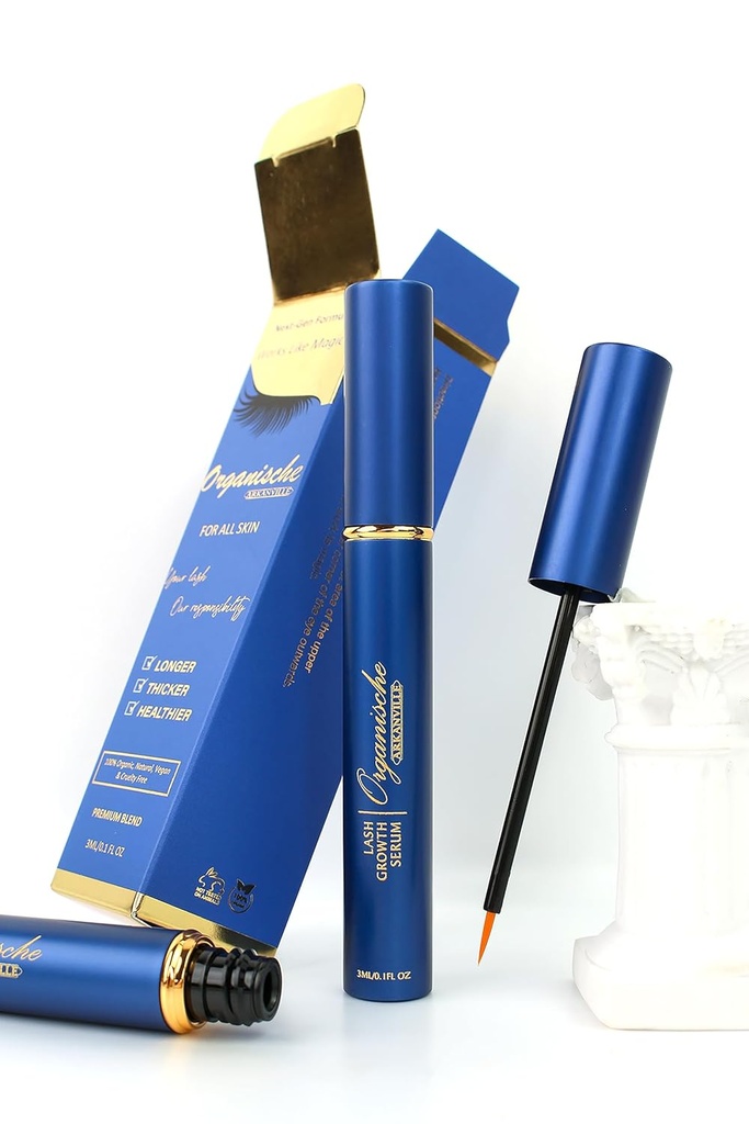 Organic Eyelash Growth Serum, Opnå din drøm blinker naturligt, Rapid Lash Enhancing Serum, USA