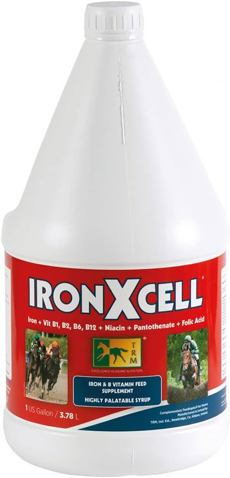 TRM IronXcell Liquid Horse Feed Supplement for Sund Metabolisme og Hindgut