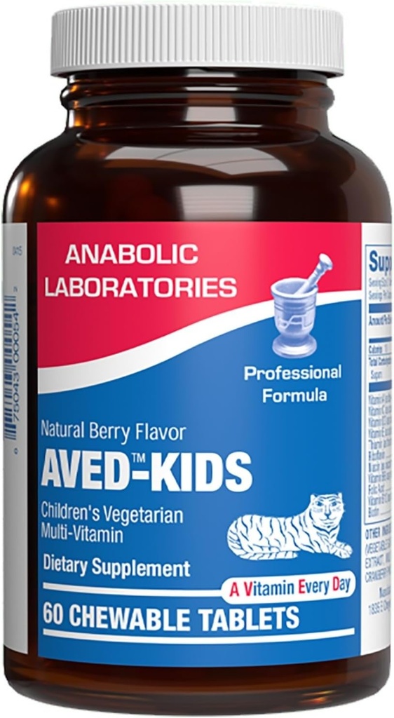 25-in-1 Kids Chewable Multivitamin - Klinisk Formulerede Kids Multivitamin med Iron Magnesium Vitaminer A B Complex C D E Antioxidant Rich Fruit Extracts & Mere - Lavet i USA - 1 Måned Supply