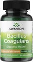 Swanson Bacillus Coagulans - Natural Probiotic Supplement Support Fordøjelsessygdomme w / 6 Millioner CFU - Kan Support GI & Samlet Gut Sundhed - (60 Veggie kapsler)