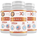 Genex Formulas Quercetin 500 mg (60 kapsler) Non- GMO, Gluten- fri (3 stk.)