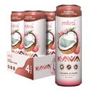 MITRA9 Botaniske drikke - kokos Lychee Sparkling Kava drikke med Kava Root Extract - Mood Enhancer - Plant baseret - fremmer naturlig ro & Klarhed (12 Fl. Oz) (4)