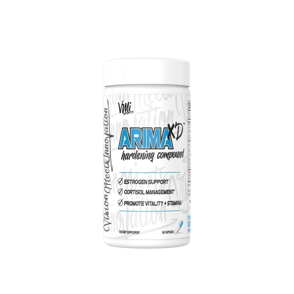 VMI Sports Arima- XD 60 Count, Natural Hormone Balance, Anti- Aromatase Cortisol Blocker for mænd og kvinder, supplement til støtte Balanceret Testosteron & Østrogen Hormone Niveauer On eller Off Cycle (60 ct)