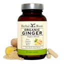 Urte Rødder Ingefær Supplement 124; Organic Ingefær Root Kapsler