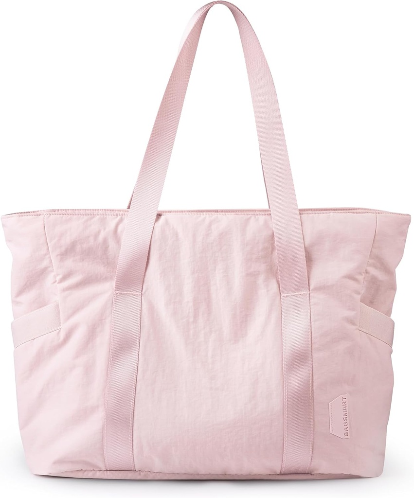 BAGSMART Tote taske til kvinder, Tote taske med lynlås arbejde Tote med Compartments Sygeplejerske skuldertaske til rejser, Gym