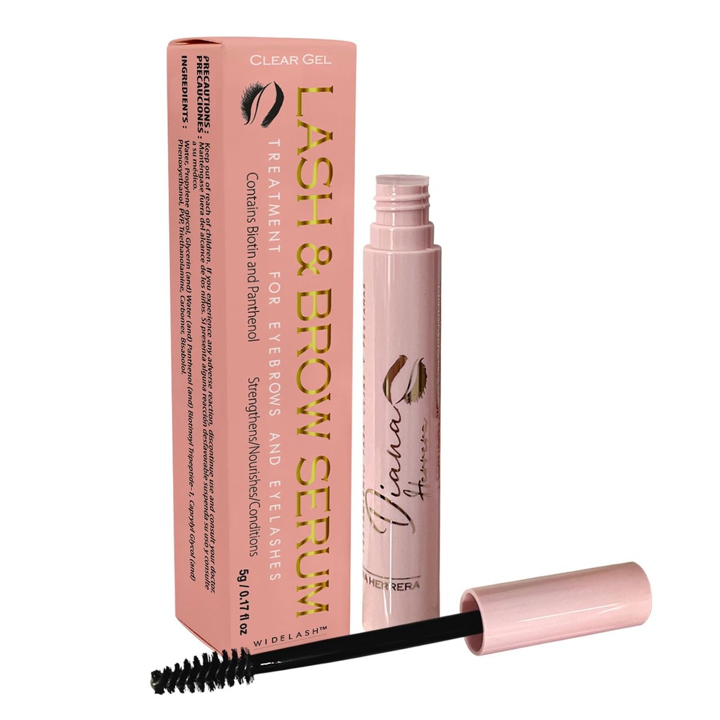 DIANA HERRERA "" Brow og lash øge serum for tykkere, og fyldigere udseende, nærende, styrkelse og konditionering formel, gennemsigtig, 0,17 fl oz (5ml) "".
