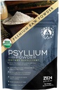 Organic Psyllium Husk Powder - Premium Indian Natural Opløselig Fiber Supplement, Natural Laxative, Perfect Colon Cleanser & Body Detox - Gluten Free, Vegan & Keto Friendly (8oz)