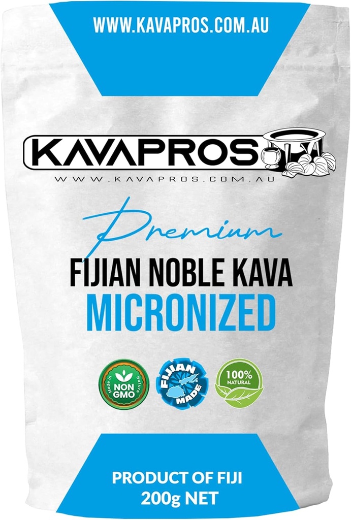 Premium Mikroniseret Kava Pure Organic Fiji Kava pulver fremstillet af 6yr gamle rod