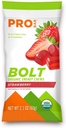PROBAR - Bolt Organic Energy Chews, Strawberry, Non- GMO, Gluten- Free, USDA Certified Organic, Sund, Natural Energy, Fast Fuel Gummies med Vitaminer B & C, 9 Greve (Pack of 1)