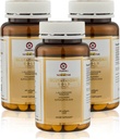Lavet i Japan Advanced Gold Glutathione kapsler med kollagen, C-vitamin og antioxidanter supplement til Radiant, Youthful- Looking Skin, Collagen produktion & selv hud Tone - 3 flasker