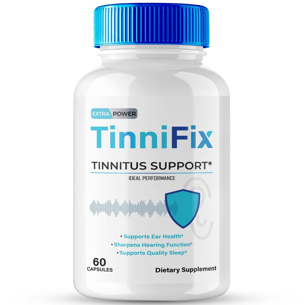 Tinnifix Tinnitus Relief for Ringing Ears Capsules - Advanced Hearing Supplement Support Formula Pills, Tinnifix Pills Maintain Healthy Hearing, All Natural Ear Health, Tinni Fix Reviews (60 Capsules)