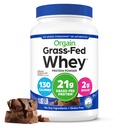 Orgain Whey Protein Powder, Creamy Chocolate Fudge - 21g Grass Fed Dairy Protein, 5g BCAA, 4g Prebiotic Fiber, Ingen Sukker Tilføjet, Ingen Tilføjet Hormon, Gluten Free, Kosher, For Shakes & Smoothies - 1.82lb