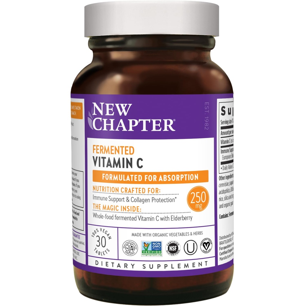 Nyt kapitel Gæret Vitamin c, 30 Tæl
