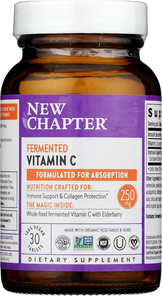 Nyt kapitel Gæret Vitamin c, 30 Tæl