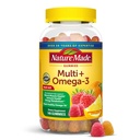 Nature Made Multivitamin + Omega-3, Multivitamin Gummies for kvinder og mænd, Daglig Nutritional Support, 140 Voksen Gummy Vitamin & Minerals, 70 Day Supply