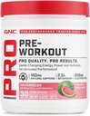 GNC Pro Performance Pre Workout Pulver til mænd og kvinder, Energi, Hydration, og fokus, Sukker fri, Gluten fri, Performance Supplement, Watermelon, 30 Servering