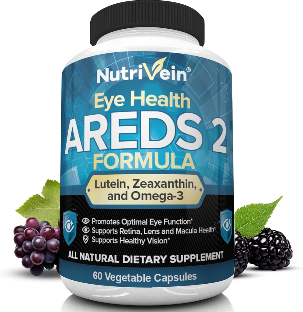 Nutrivene AREDS 2 Eye Vitaminer - understøtter øje stamme, tørre øjne