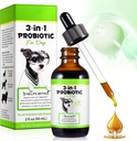 Probiotika til hunde, 31- 1 Hund Probiotika til hunde Probiotika til fordøjelsesstøtte, Hund Probiotika kosttilskud Pet Probiotika til hunde, Flydende Probiotika til hunde, 124; 2 Oz