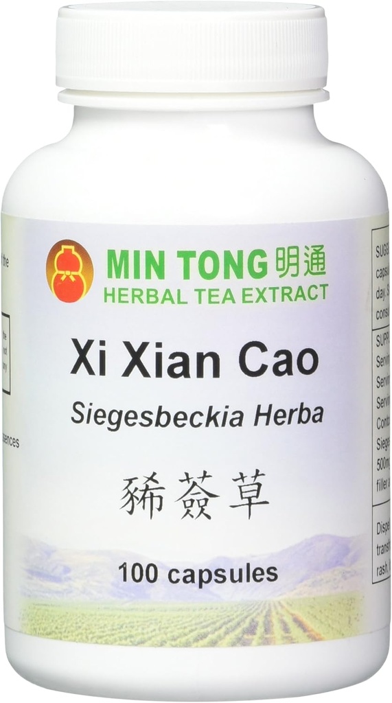 100 * 500 mg kapsler af Siegesbeckia Herba Xi Xian Cao koncentreret ekstrakt / flaske, tage 234 piller, Tre gange per dag af Bio Essence