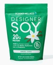 Designer Wellness, Soy Isolate Protein Powder with Biotin, Hyaluronic Acid, and Prebiotics, Vegan, 0 Sugar, Non- GMO, Angel Cake Vanilla, 1,87 lb