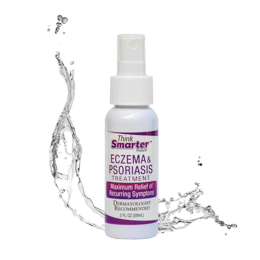 Eksem & Psoriasis Terapi, Hypochlorsyre (HOCl) Spray til hud & skalp, Naturlig Itch Relief, Hypoallergen, Ingen Sting, Sikker for alle aldre, 2oz Spray