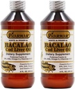 Aceite De Higado De Bacalao 8 Oz. Torsk leverolie 2- Pack
