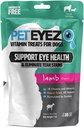 PetEyez Tear Stain Remover Vitamin Treats for Hunde - Støtte Eye Health & Reducer Itching & Tear Stain Buildup - 100% Natural Dog Treats med Superfoods, Antioxidanter & Nutrients - Lamb Flavor - 1oz