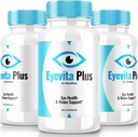 (3 Pack) Eyevita Plus - Omfattende støtte til dit syn, Eyevita Plus Advanced Eye Nutrition, Eye Vitamin, All Natural Eye Health Formel, Eye Vita Plus Multivitamin Anmeldelser (180 kapsler)