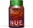 Nue Co. PREBIOTIC + PROBIOTIC supplement, understøtter Gut Health, Synbiotisk og Spore baseret, IBS Relief, Immunitet, og hud, Vegan, Gluten Free, 60 kapsler