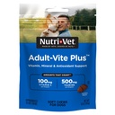 Nutri- Vet Adult- Vite Plus hund Multivitamin Soft Chews, Daily Dog Supplement med Vitaminer Mineraler og antioxidanter, Understøtter Hud, Immun, Fælles, og Gut Sundhed, Tasty Chicken Flavor, 70 Greve