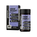 ONNIT New Mood Daily Stress Support Capsules, IGEN ™ Non- GMO Tested, Sleep and Mood Support Supplement for Mænd og Kvinder, Daily Stress Management Capsules, 60 Greve