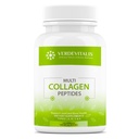 Multi Collagen Peptider Kapsler -Non- GMO & Gluten Free Type I, II, III, V, X Hydrolyzed Collagen Kosttilskud med C-vitamin - understøtter sundt hår, hud, negle, & Joints - 120 CPS