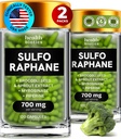 Sulforaphane Supplement Organic Broccoli Sprutter • 124; Stabiliseret Sulforaphane Kids & Voksen • 124; fra Broccoli Florets & Frø • 124; Organic Svovl Supplements 240 Pills • 124; 2 Pakker