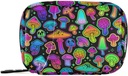 Pill Box Mushroom Farverige 7 Dag Pill sag Rejse Pill Organizer Bag med lynlås Portable ugentlige Vitamin Medicin Supplement Holder Pouch Bag