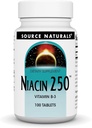 Kilde Naturals Niacin 250 Tablet, 100 Tælling