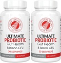 Sølv Fern Ultimate Probiotic 2- Pack - Probiotika for kvinder & mænd - 8 Millioner CFU Spore- Forming Gut Health Supplement - DNA Verified, Vegan Probiotic, Shelf- Stabil, Høj overlevelse - 120 kapsler