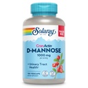 Solaray D- Mannose 1000mg med CranActin Cranberry Supplement 400mg, Urinary Tract Health & Brege Support Kapsler med C-vitamin, Vegan, 60 dages garanti, 75 Servere, 150 VegCaps
