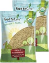 Food to Live Organic Hamp Protein Powder, 16 Pounds - 50% Protein, Non- GMO, Kosher, Non- bestrålet, Pure, Vegansk Superfood, Rig i jern og fibre