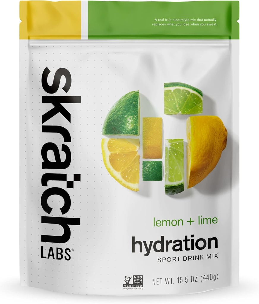 Skrattch Labs øvelse Hydration Mix Lemons + Limes resealable Bag