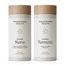 Stonehenge Health Dynamic Nerve + Dynamisk Gurkemeje Kosttilskud til støtte Comfort, Tingling, Numbness, Burning