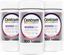 Centrum sølv kvinders Multivitamin til kvinder 50 Plus, Multivitamin / multimineral supplement med vitamin D3, B Vitamin, Calcium og antioxidanter, Gluten Free, Non- GMO Ingredienser - 300 Greve