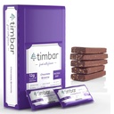 timbar Protein Bars 12 Pack- 124; 12g Protein & 9g Fiber Plant Base- Energy & Nut Bars 124; Gluten Free, Non- GMO, Dairy Free, Sund On- the- Go Snack & Meal Erstatning (12 Pakker, Chokolade Brownie)