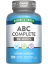 Nature 's Truth Men' s 50 + Multivitamin124; med Vitamin A, C, E, B6 & B12; 100 Greve