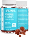Berberine med Ceylon Kanel Gummies, Sugar- Free Berberine 1500 mg og Ceylon Cinnamon 500 mg, High Potency Berberine Gummies med Magnesium Complex og Milk Thistle, 60 Gummies
