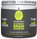 Nootrop Brain Booster (90 Servere) Nootrop Drink Mix & Brain Supplement - Brain Fuel øger energi, fokus & hukommelse - nul kalorier, sukker fri - Kiwi Jordbær