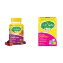Kulturelle daglige probiotika for børn + Veggie Fiber Gummies (Age 3 +) - 30 Count & Kids Chewable Daily Probiotika for børn, Age 3 +, 30 Count, # 1 Pediatrician-Recommend