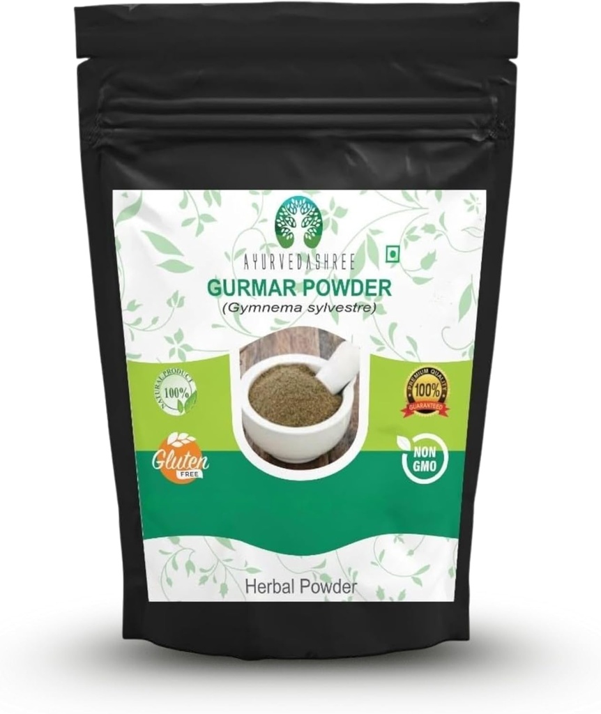Gymnema Sylvestre Leaf Powder 100 Gm I Gurmar Powder I Non GMO I Gluten-Free, Vegetarian