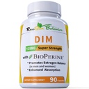 DIM Supplement 125mg - DIM Diindolylmethan Plus BioPerine 90- Day Supply of DIM for Estrogen Balance, Hormone Menopause Balance, Acne Support, Hår hud og negle